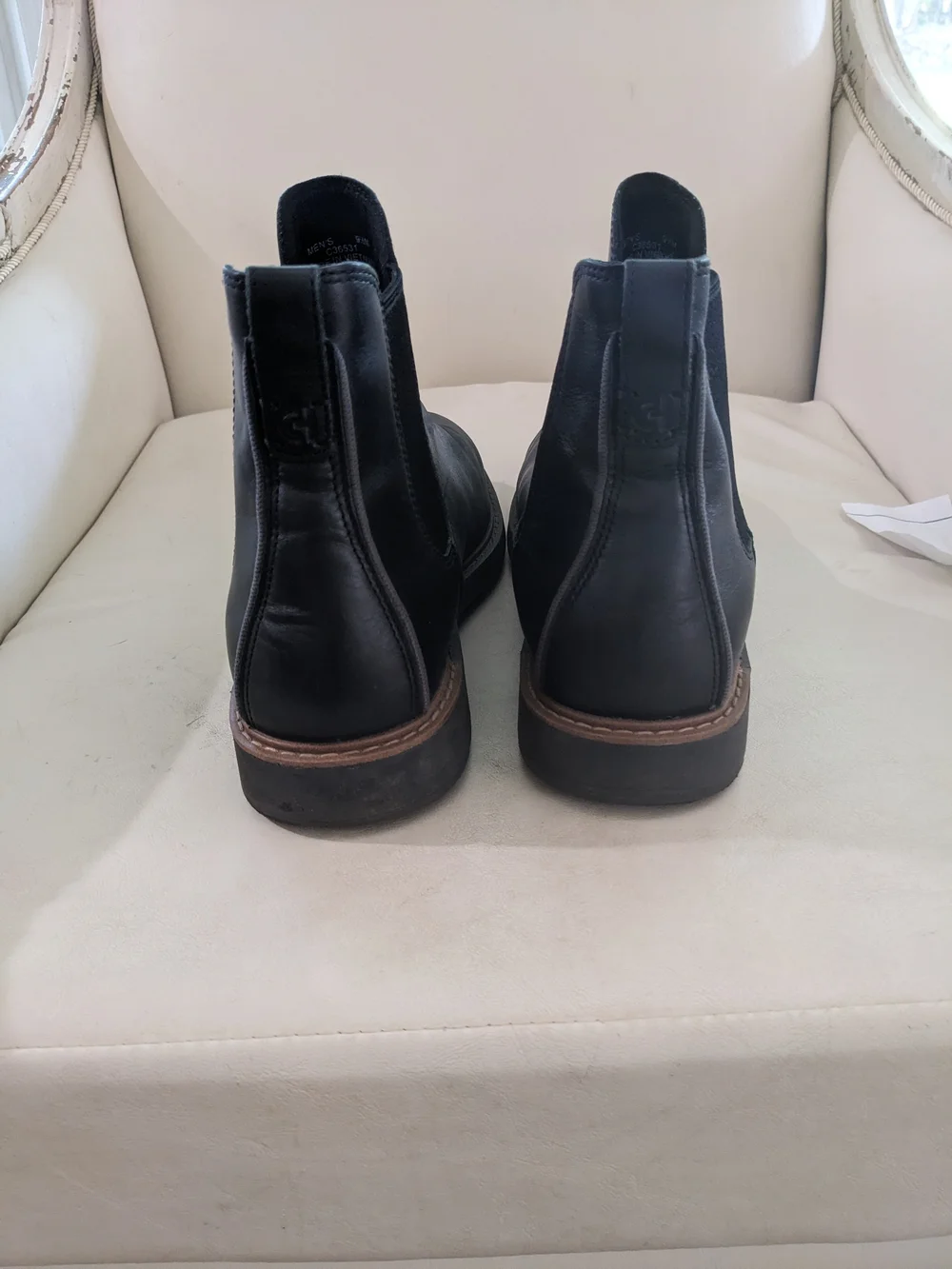 Cole Haan Black Leather Chukka Boots